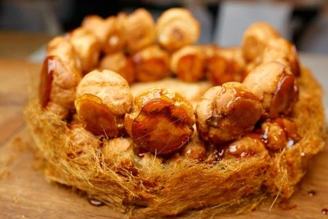 Cakes on a table Stock Photos