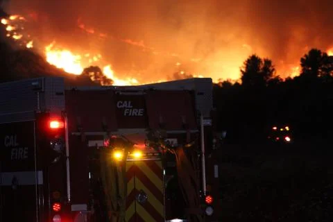 Cal Fire Engine Stock Photos