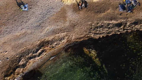 Cala Codolar beach in Ibiza, Spain Video stock 194750716