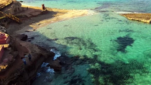 Cala Comte beach in Ibiza, Spain Video stock 194992238