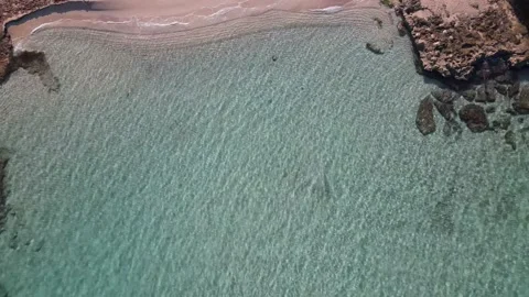 Cala Comte beach in Ibiza, Spain Stock Footage 194993888