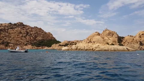 Cala coticcio caprera Stock Footage 161735952