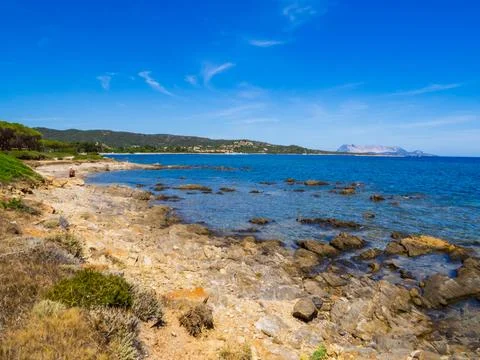 Cala Cuppetti, Budoni, Sardinia Stock Photos
