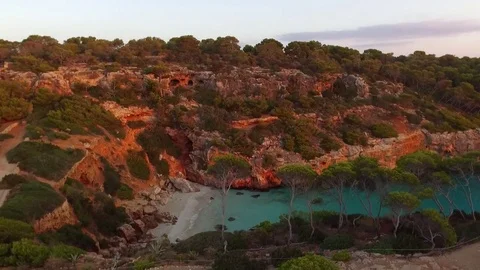Cala des Moro beach Spain Stock Footage 71268750