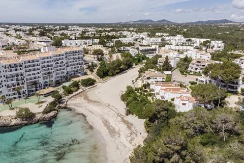 Cala Ferrera, Cala d Or, Santanyi, Mallorca, Balearic Islands, Spain Stock Photos