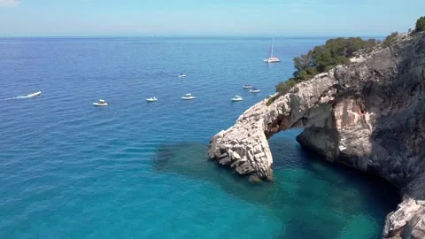 Cala Goloritze beach Video stock 198508814
