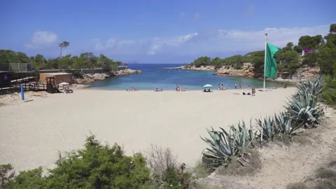 Cala Gracio beach, Ibiza. Stock-Footage 132024430