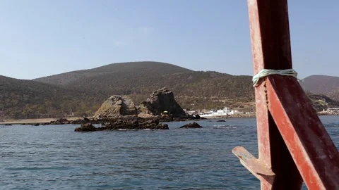 Cala iris coast Stock Footage 122737927