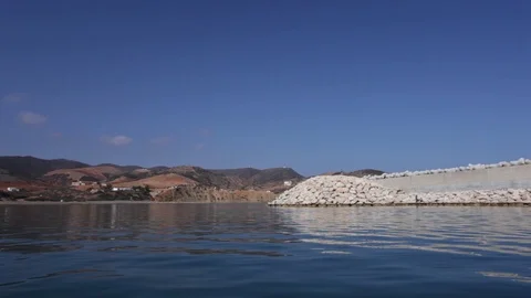 Cala iris Morocco Stock Footage 122738364