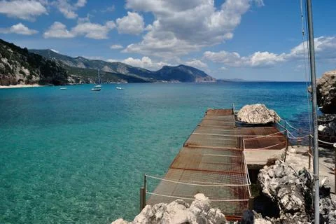 Cala Luna beach Stock Photos