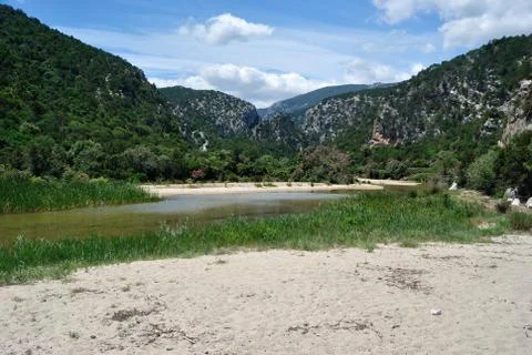 Cala Luna beach Stock Photos