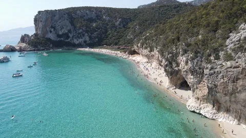 Cala luna - Sardinia 3 Stock Footage 294836627