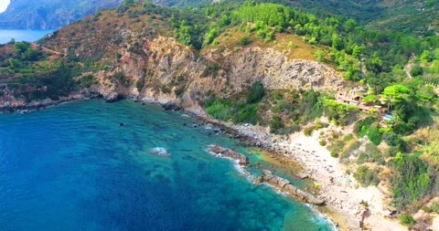 CALA MAR MORTO E PORTO SANTO STEFANO Stock Footage 219739716