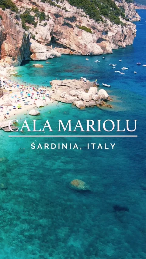 Cala Mariolu Stock Footage 294837137
