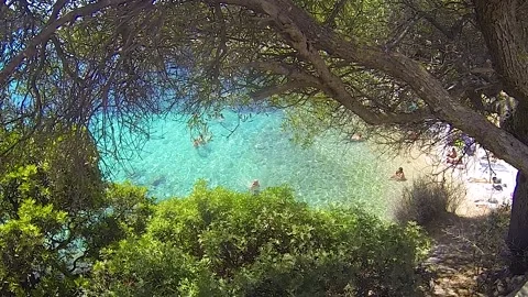 Cala moresca Stock Footage 139098437