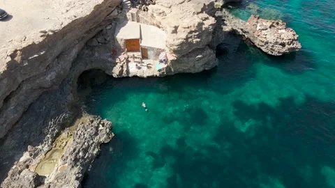 Cala Roja, Ibiza. Stock-Footage 136513433