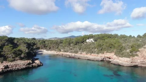 Cala Romantica Mallocra Stock Footage 168009761