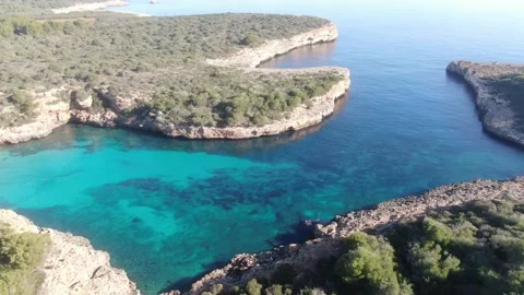 Cala Romantica Mallocra Stock Footage 168009762