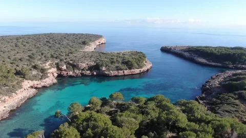 Cala Romantica Mallocra Stock Footage 168009883
