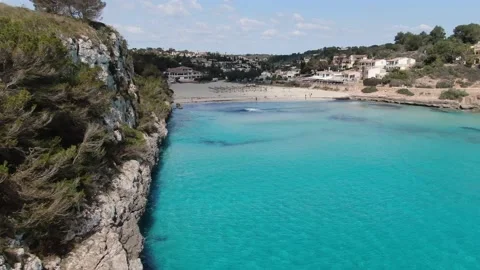 Cala Romantica Mallocra Stock Footage 207702826