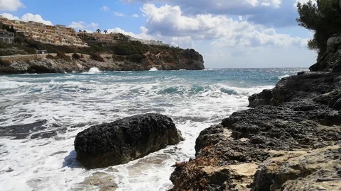 Cala Romantica Mallorca Stock Footage 108410177
