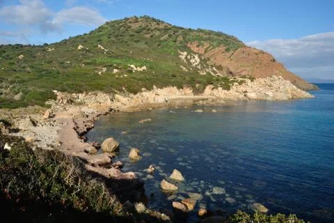 Cala Sa Figu beach Stock Photos