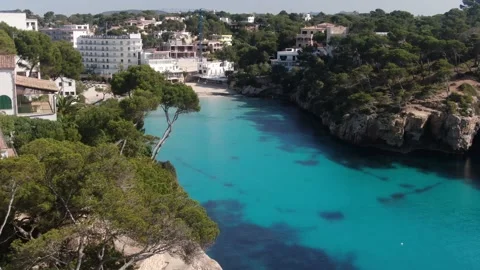 Cala Santany beach in Mallorca Stock Footage 209278989