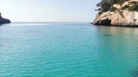 Cala Santany beach in Mallorca Stock Footage 209282565