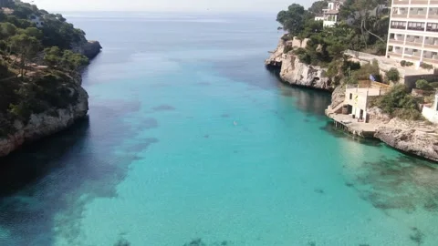Cala Santany beach in Mallorca Stock Footage 209283716