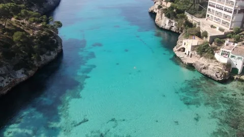Cala Santany beach in Mallorca Stock Footage 209283840