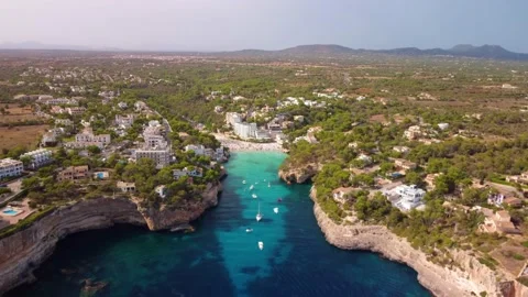 Cala Santanyi in Mallorca Stock Footage 206361905