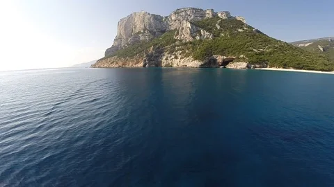 Cala Sisine Beach Sardinia Stock Footage