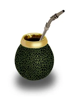 Calabash, cup Stock Illustration
