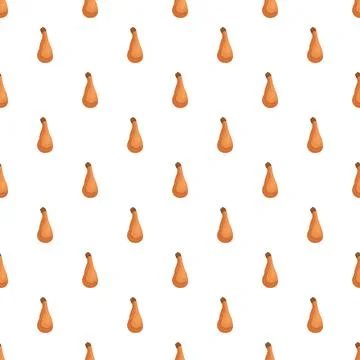 Calabash gourds producing a seamless pattern background Stock Illustration