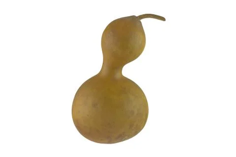 Calabash isolated on white background Stock Photos