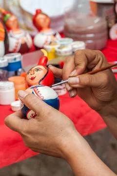 Calabash painting Stock Photos