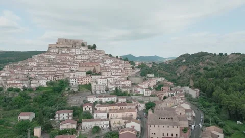 Calabria, Rocca Imperiale Video stock 259650105