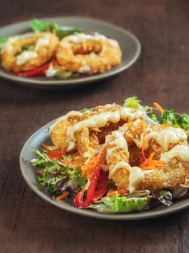 Calamari Salad Stock Photos