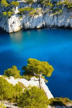 Calanque  of cassis Stock Photos