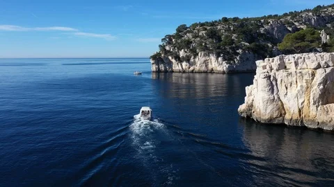 Calanques of Cassis Stock Footage 117426117