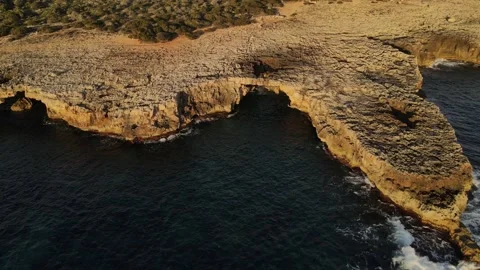 Calas del Sur de Menorca Stock Footage 153236500