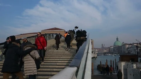Calatrava Bridge 1 스톡 동영상 100471322