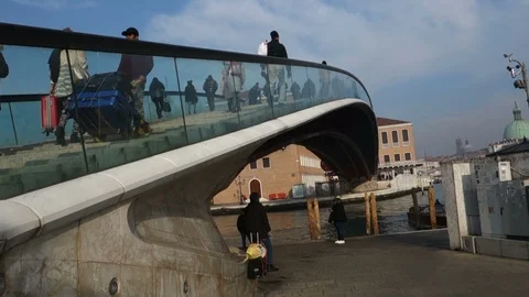 Calatrava Bridge 2 스톡 동영상 100471276