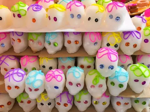 Calaveras de Dulce - Candy Skulls Foto stock