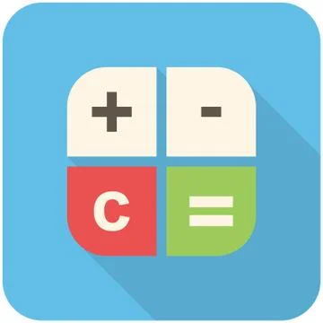 Calc icon Stock Illustration