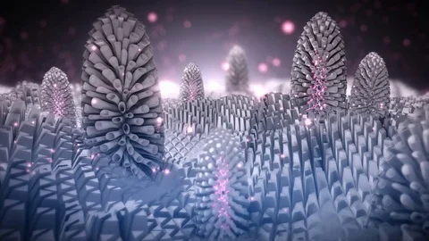 Calcified Looping Animation Stock Footage 73610287