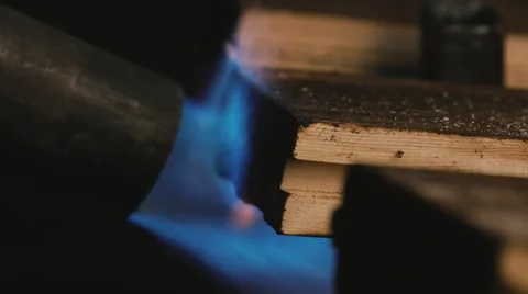 Calcination tree. Close up Stock Footage 58997922