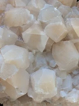 Calcite Crystal Cluster Macro Earth Science Stock Photos