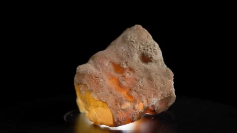Calcite Crystal Turning Stock Footage 284266333