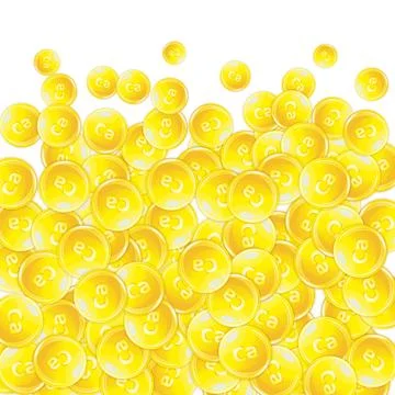 Calcium chaotic tablets. Stock Illustration